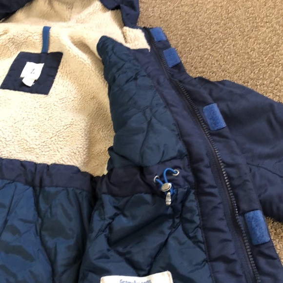 Kid’s Winter Jacket - Navy Blue - Picture 9 of 12